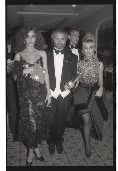Christy Turlington, Gianni & Donatella Versace, late 1980
Credit: BILL CUNNINGHAM