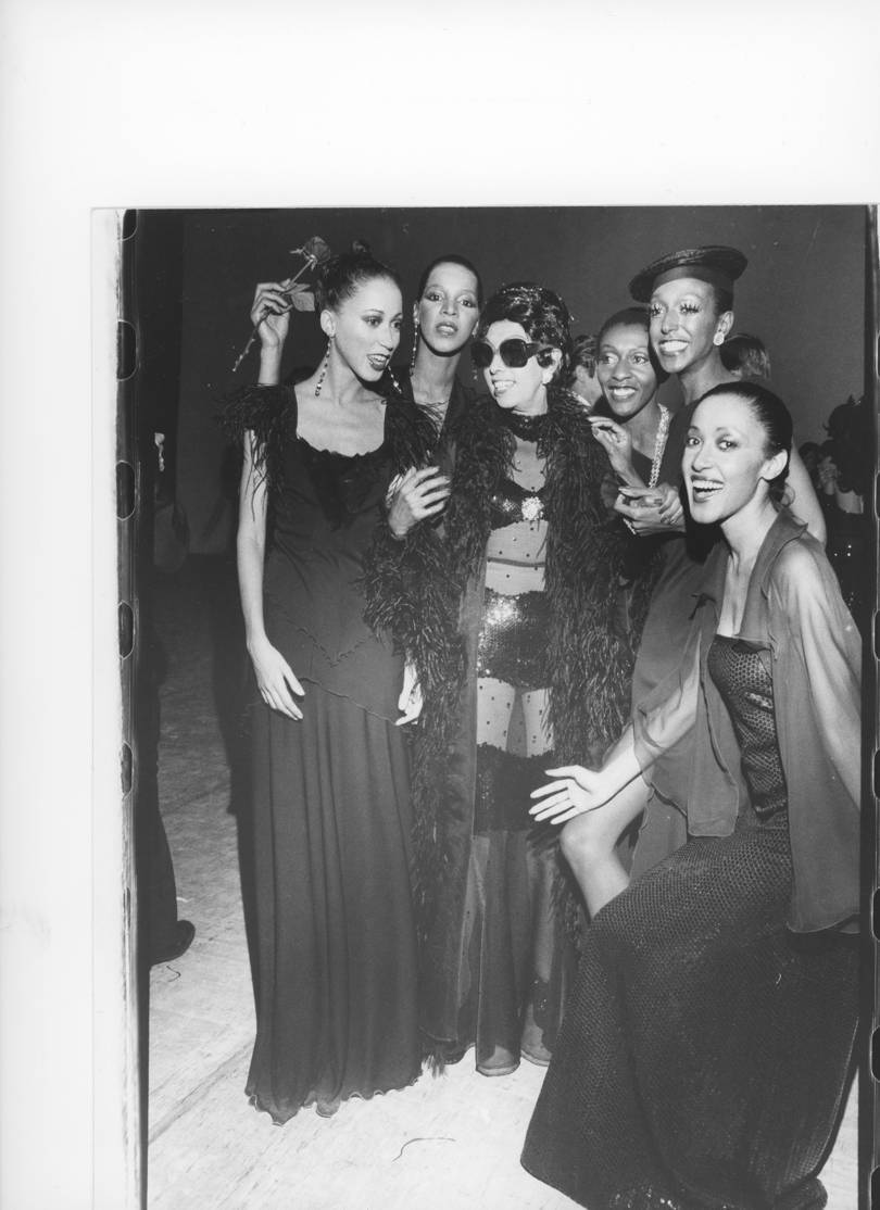 Models with Liza Minnelli, Versailles, 1973. Credit: BILL CUNNINGHAM