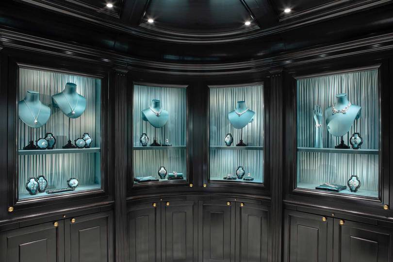 The interior of the new Gucci high jewellery boutique on Place Vendôme in Paris
Credit: GUCCI