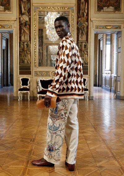 A mix of classic Italian design motifs for Dolce & Gabbana Summer 2020 Alta Sartoria