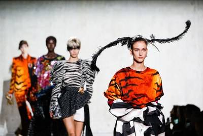 The Dries Van Noten Spring/Summer 2020 show, created with Christian Lacroix, was presented at the Opéra Bastille during Paris Fashion Week in September 2019
© Richard Bord / Getty
