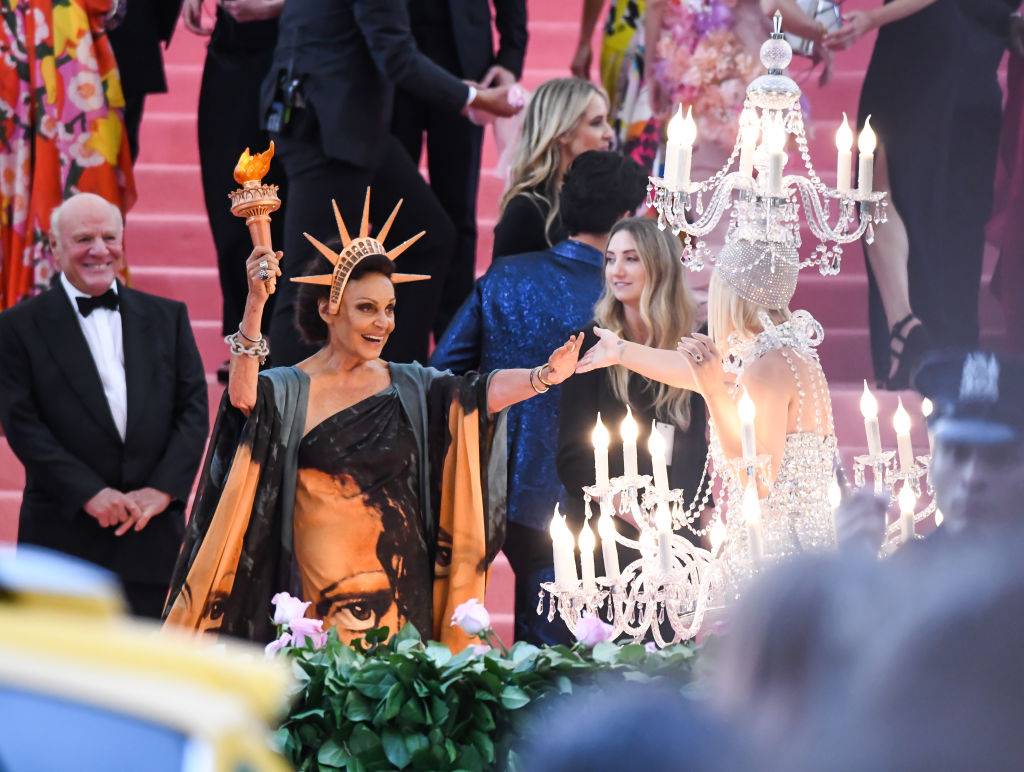Diane von Furstenberg i Katy Perry w 2019 r. na Met Gali, Fot. Getty Images