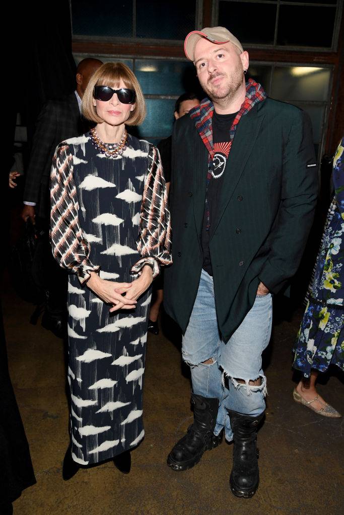 Anna Wintour i Demna Gvasalia, Fot. Getty Images