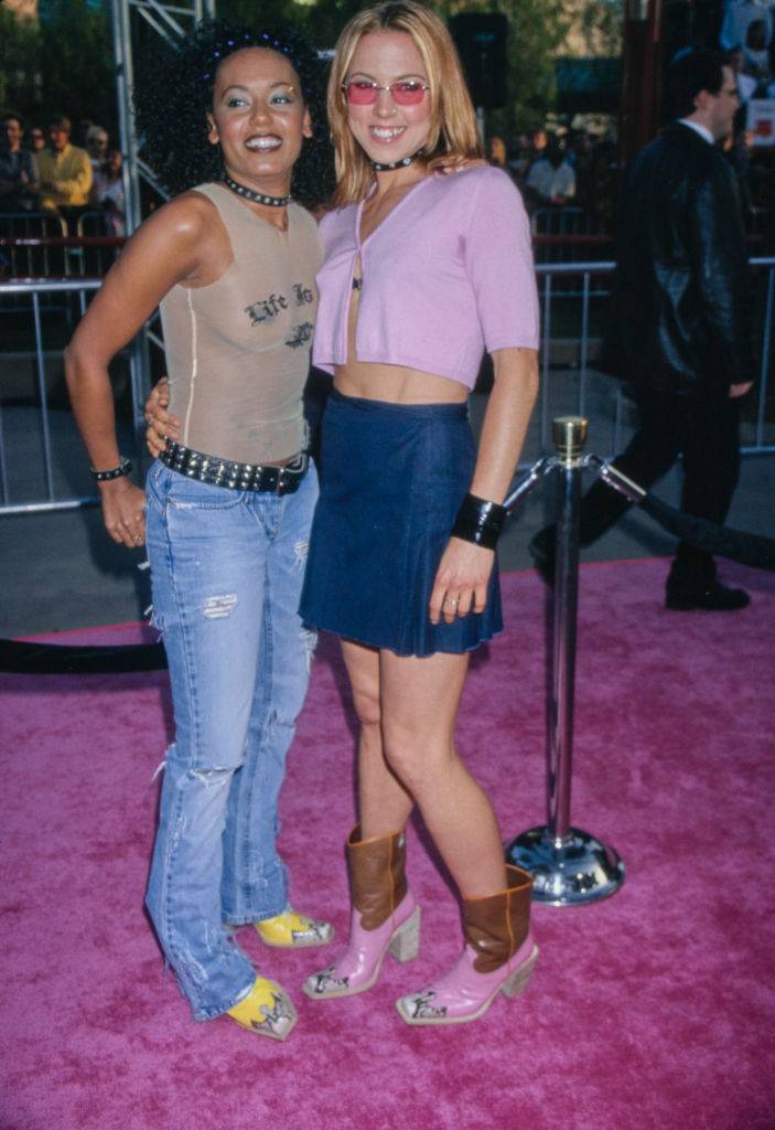 Scary Spice – Melanie Brown i Sporty Spice – Melanie Chisholm, 1999 rok, fot. Getty Images