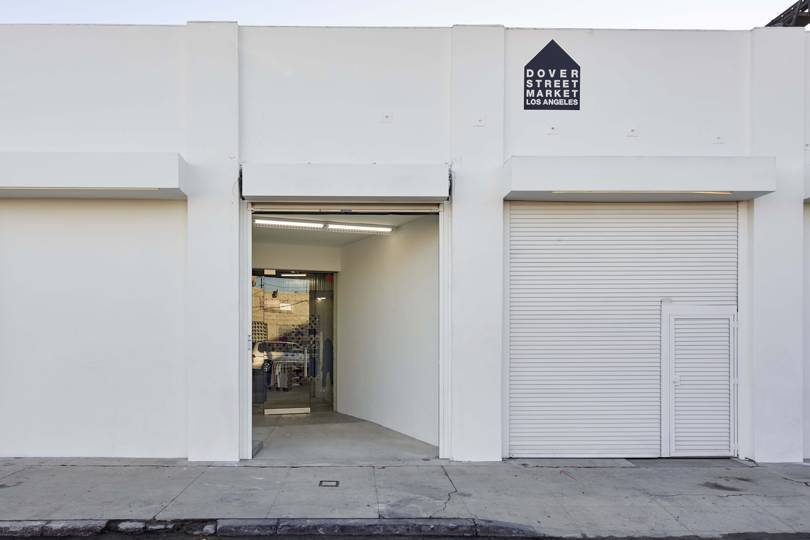 Two enormous, abandoned warehouses were converted to create the Dover Street Market, Los Angeles. Credit: Dover Street Market