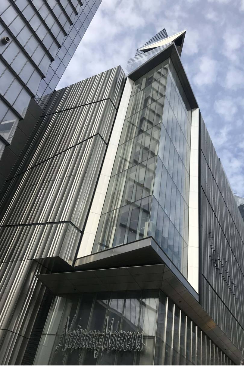 The new Neiman Marcus at Hudson Yards proves that big box department stores remain attractive shopping destinations, as well as fitting into a bold new vision for retail. Credit: Natasha Cowan