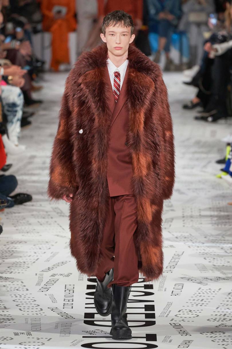 Fake fur was one of the many green codes applied by Stella McCartney
Credit: ALESSANDRO LUCIONI / GORUNWAY.COM