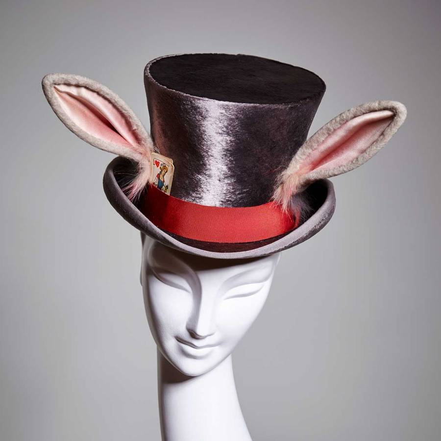 ‘Mad Hatter’ from the Stephen Jones Autumn/Winter 2013 collection
Credit: © TESSA HALLMANN/ROYAL PAVILION & MUSEUMS, BRIGHTON & HOVE