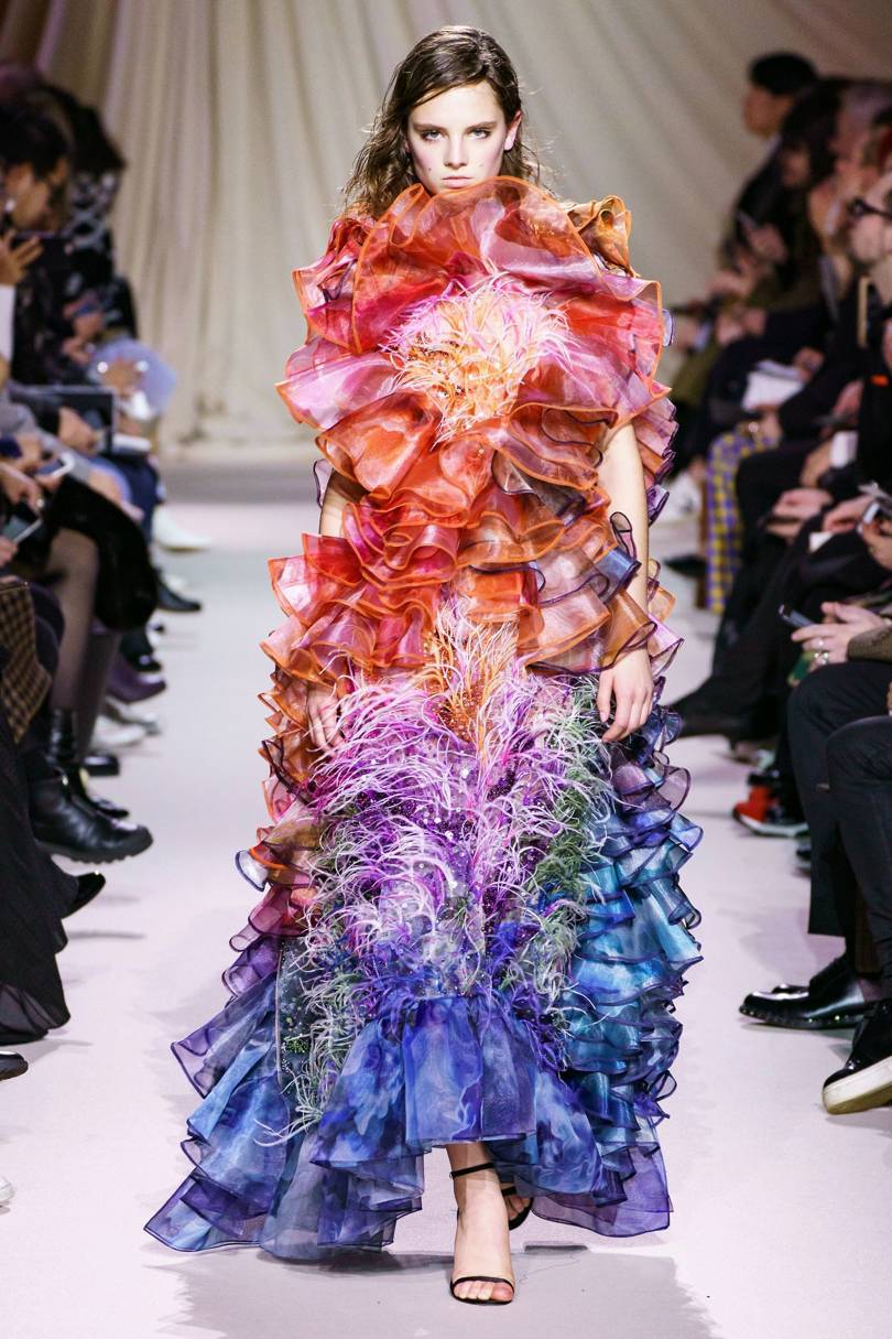 Mary Katrantzou AW19. Credit: GORUNWAY