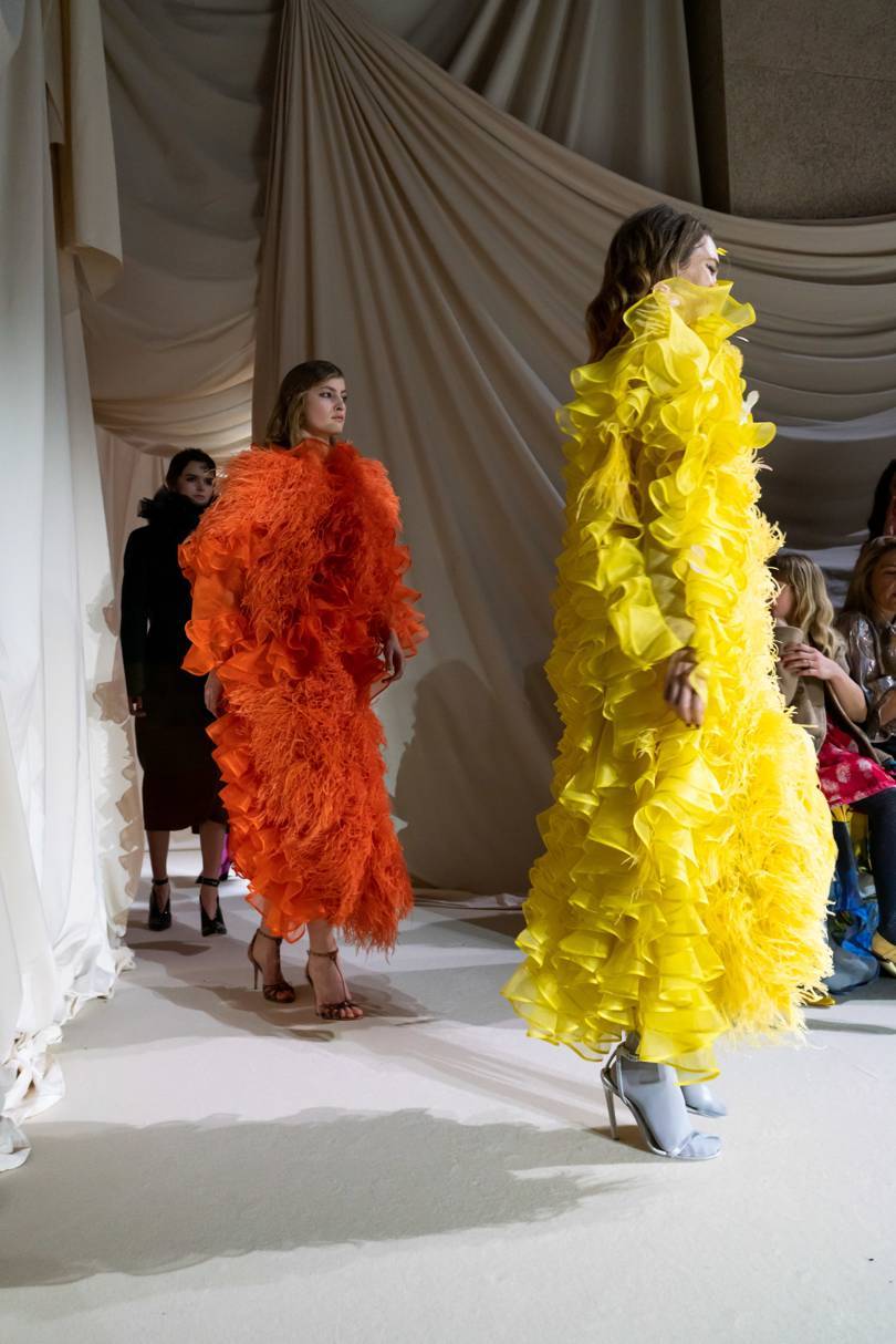 Mary Katrantzou AW19. Credit: GORUNWAY