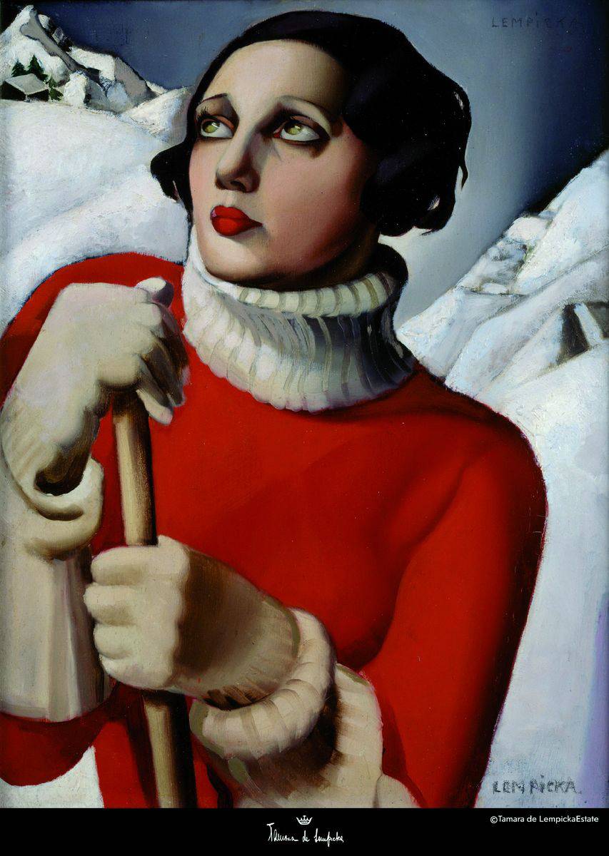 Tamara Łempicka, „Saint-Moritz”, 1929 ,Fot. Materiały prasowe