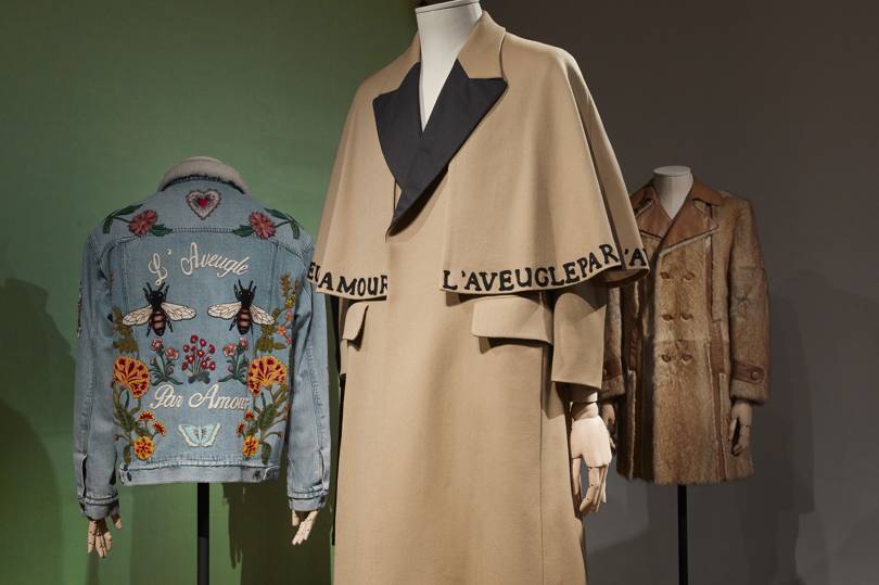Displays from Guccis ‘Androgynous Mind Eclectic Body’ exhibition, Pitti Immagine, Florence, January 2019