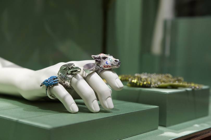 Displays from Guccis ‘Androgynous Mind Eclectic Body’ exhibition, Pitti Immagine, Florence, January 2019