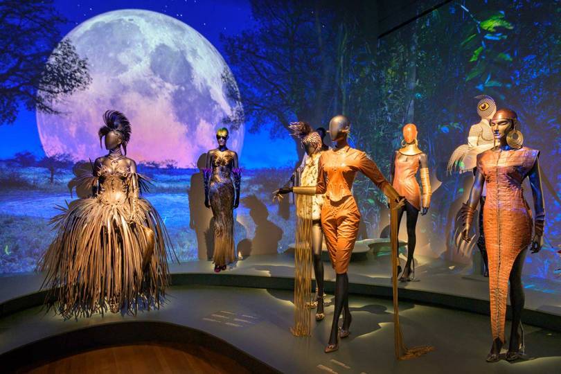 An installation at the exhibition, Thierry Mugler: Couturissime at the Montreal Museum of Fine Arts, 2019
Credit: MMFA / DENIS FARLEY