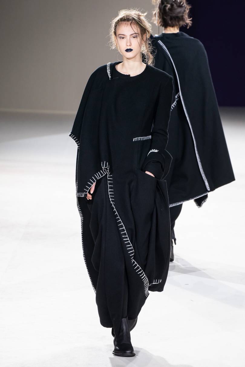 Yohji Yamamoto autumn/winter 2019. Credit: GORUNWAY