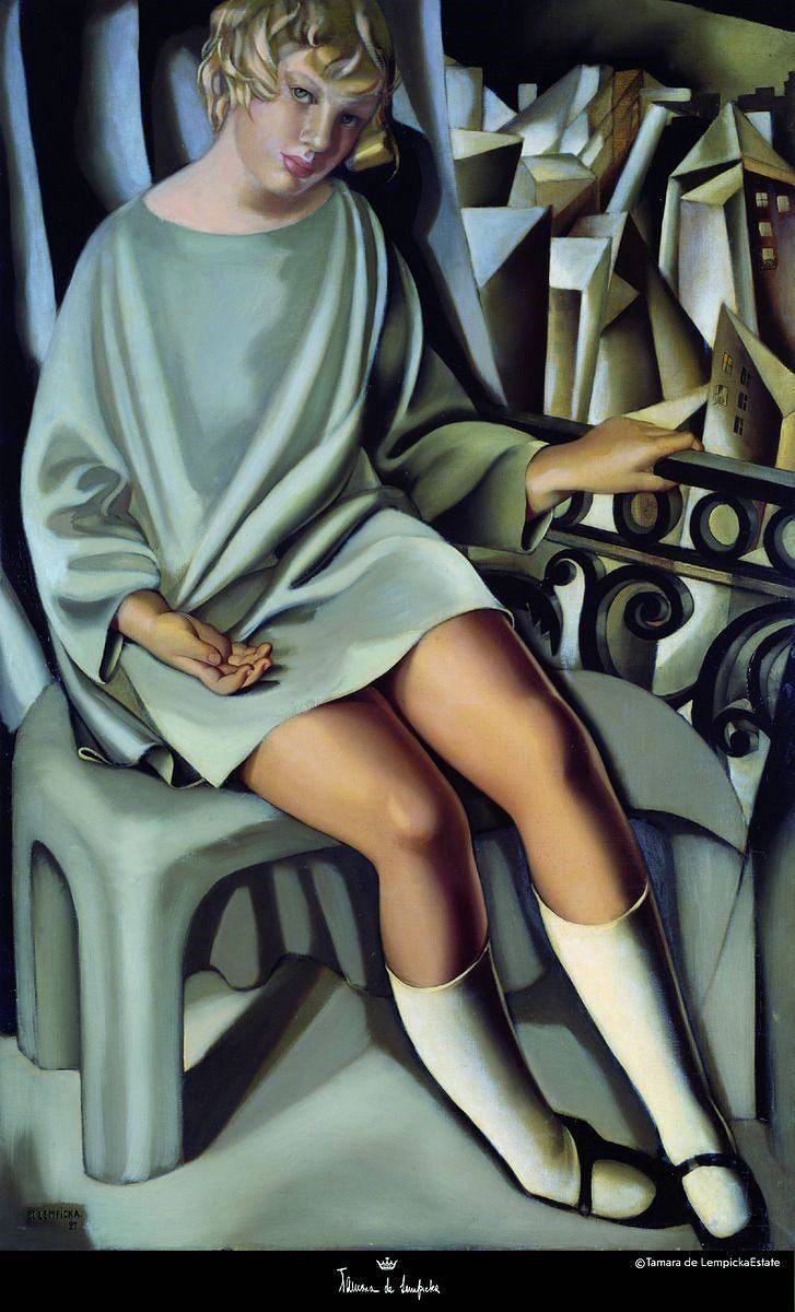 Tamara Łempicka, „Kizette na balkonie”, 1927, Fot. Materiały prasowe