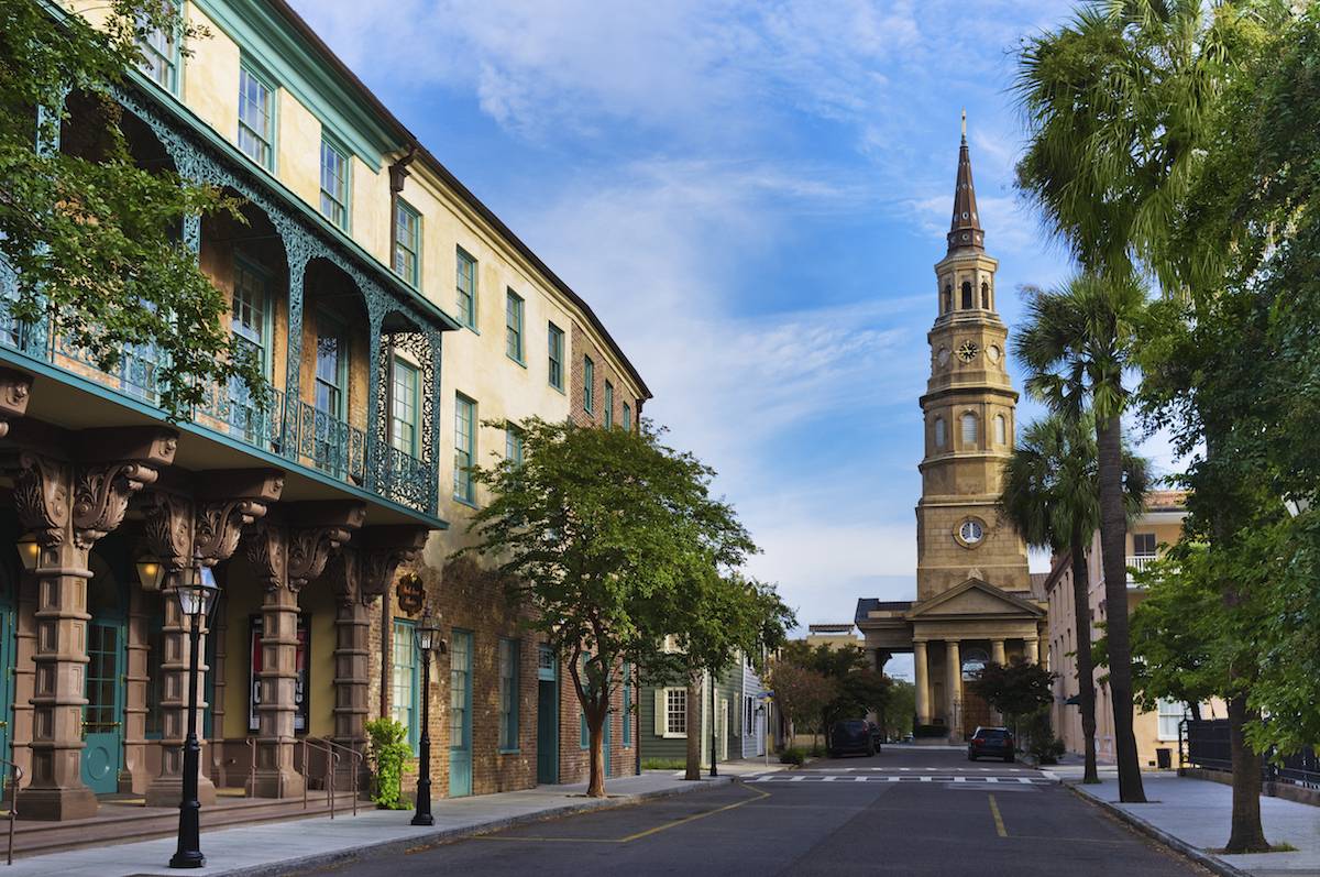 Zabytkowa zabudowa Charleston (Fot. Getty Images)