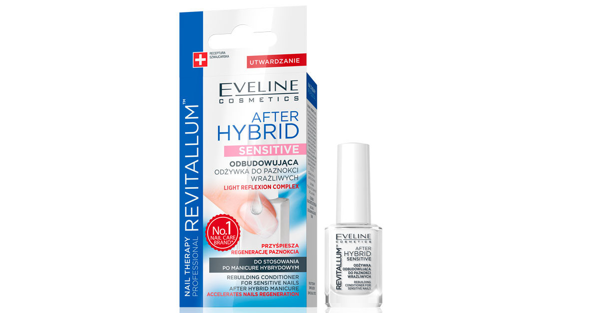 Eveline Cosmetics Nail Therapy Professional, Odżywka odbudowująca do paznokci wrażliwych Revitallum (Fot. Materiały prasowe)