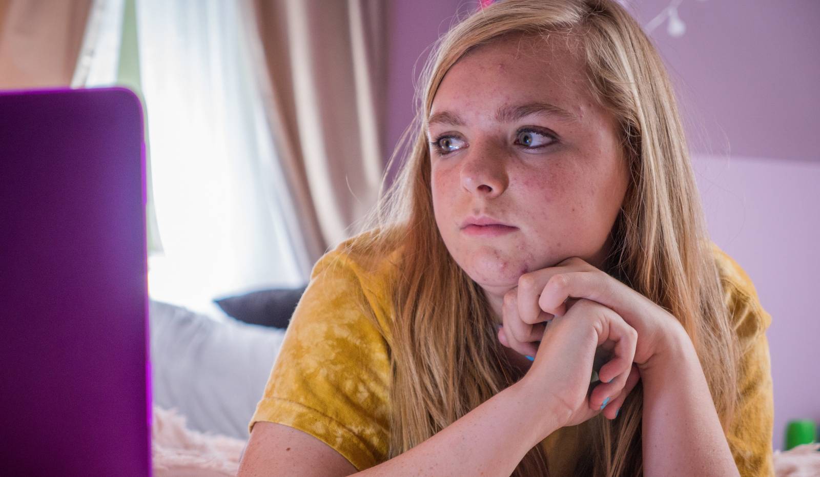 Elsie Fisher w „Eighth Grade” (Fot. materiały prasowe)