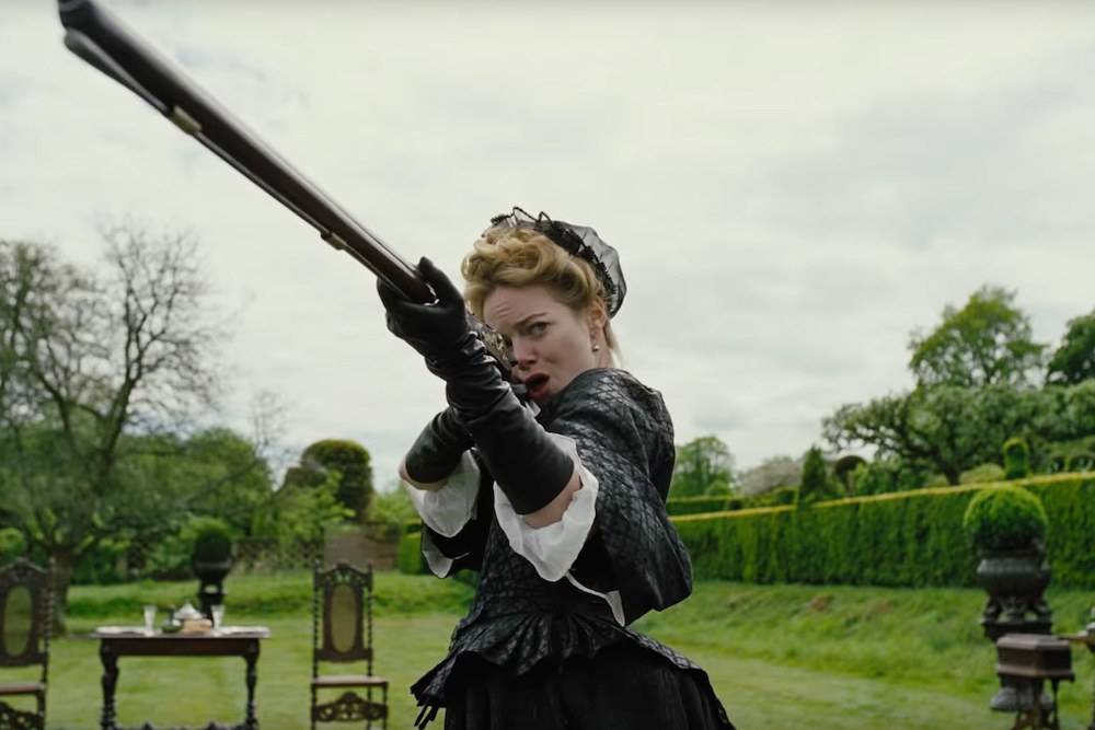 Emma Stone w „Faworycie” (Fot. materiały prasowe) 