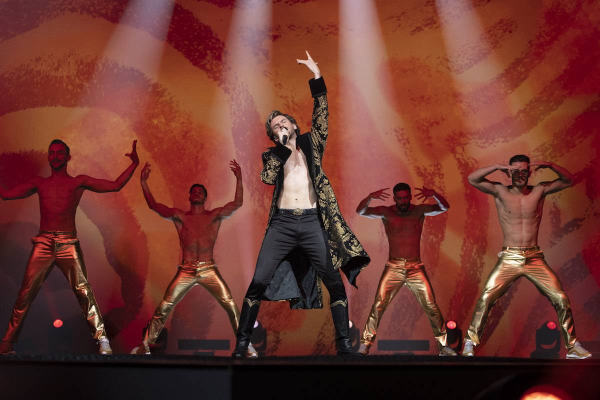 Kadr z filmu Eurovision Song Contest. Historia zespołu Fire Saga (Fot. Materiały prasowe Netflix)