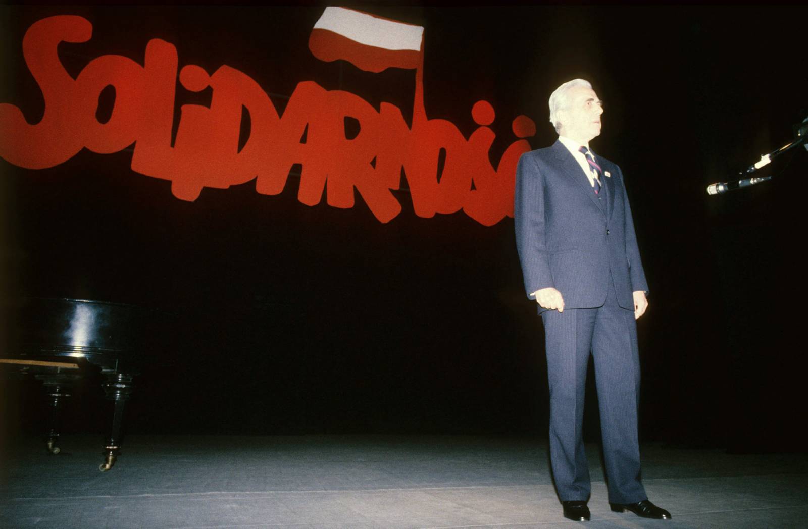 Teatr Powszechny, Andrzej Lapicki, 10.02.1989 (Karol Malcuzynski/East News)