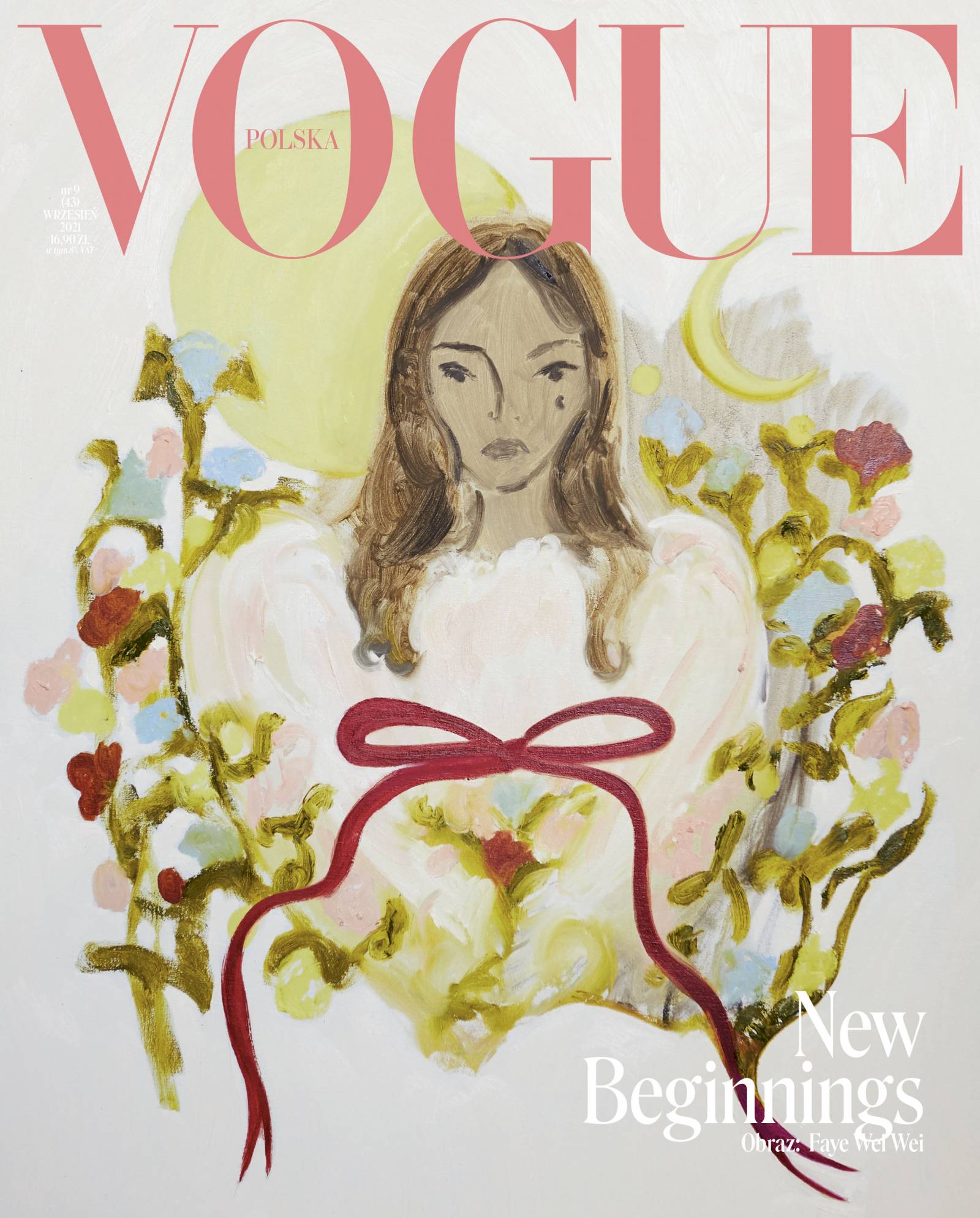 Okładka wrześniowego wydania Vogue Polska autorstwa Faye Wei Wei