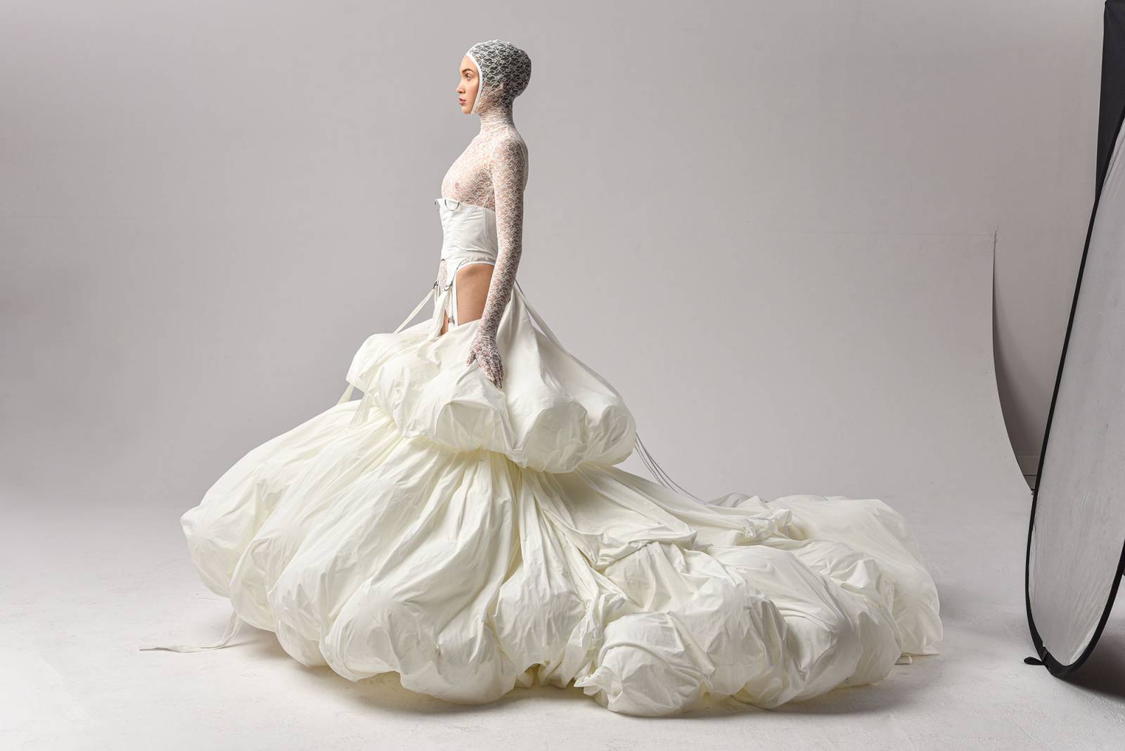 Projekt sukni ślubnej Edyty Róża Gierach