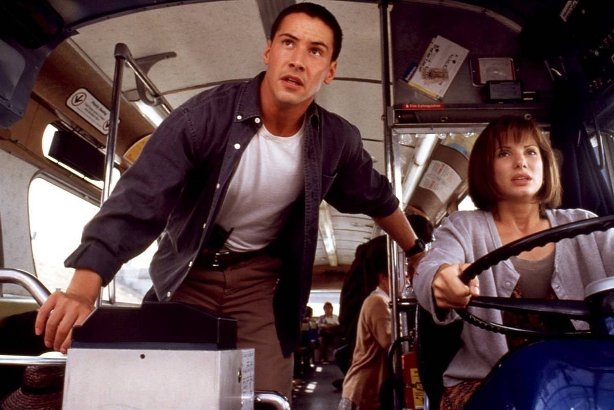 Najlepsze filmu z udziałem Keanu Reevesa: „Speed: Niebezpieczna prędkość”