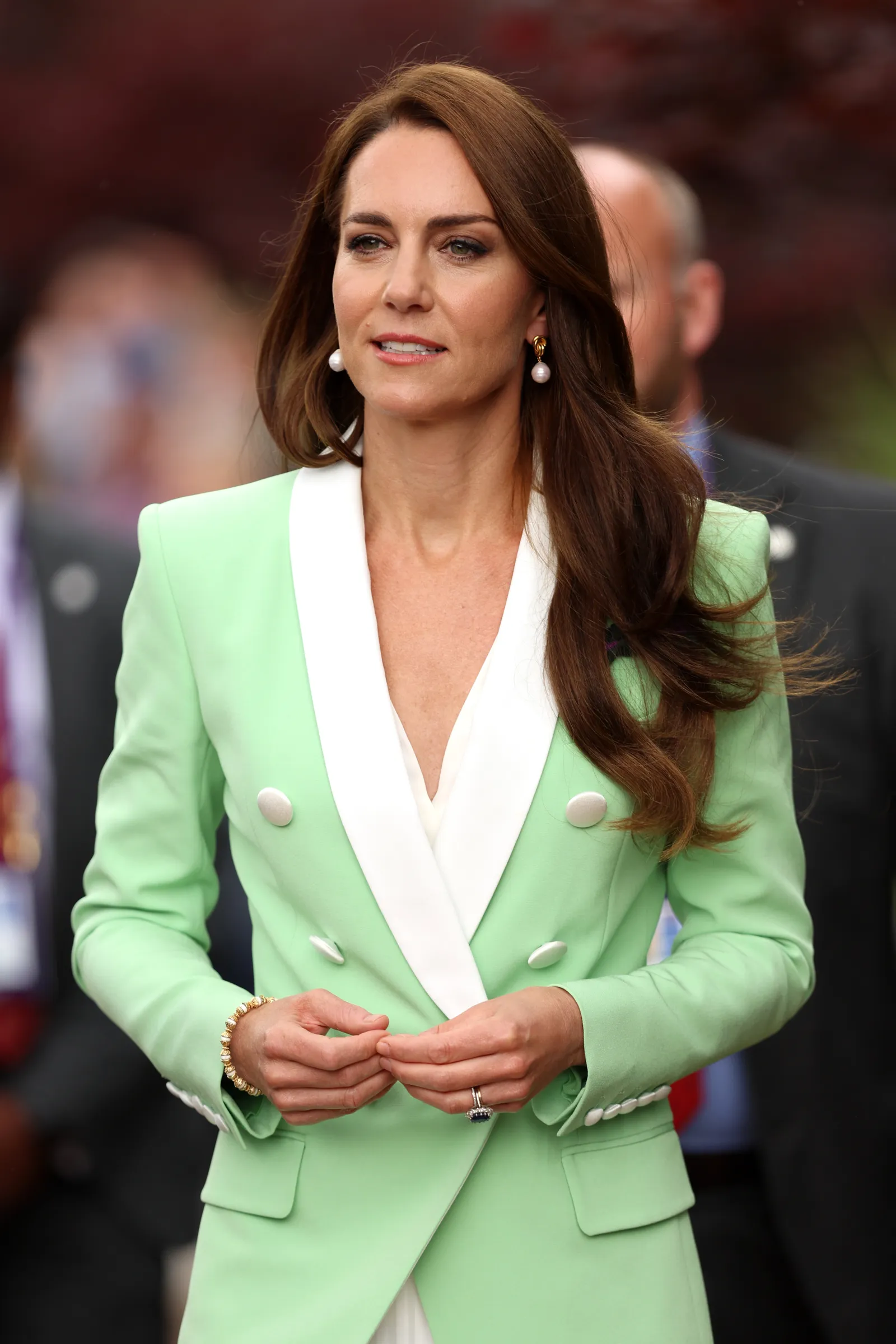 Księżna Walii na Wimbledonie w 2023 roku. (fot. Getty Images)