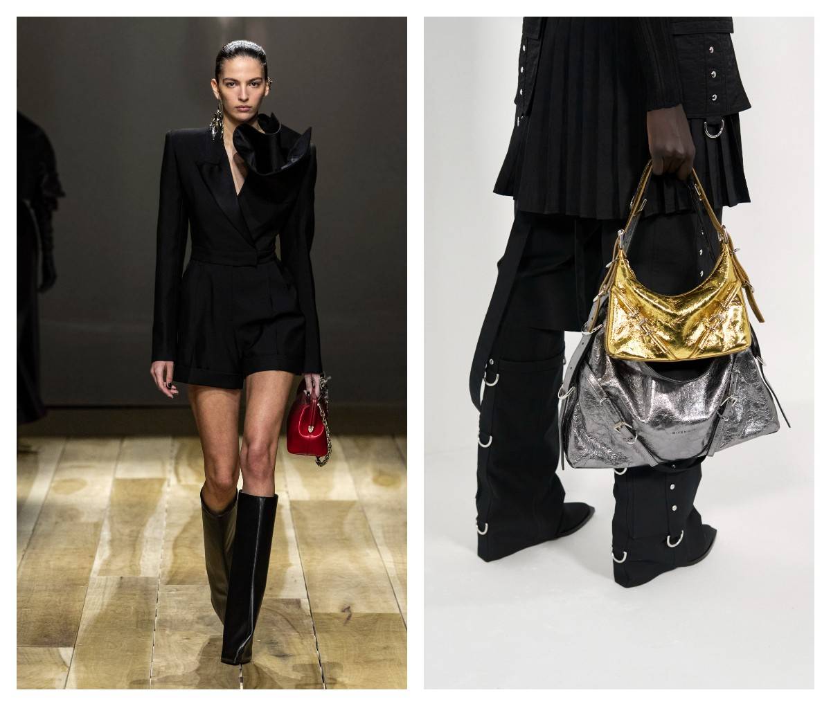 Alexander McQueen, Givenchy jesień-zima 2023 (Fot. Spotlight. Launchmetrics / Agencja FREE)