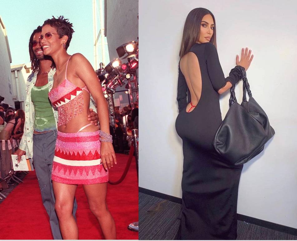 Halle Berry, Kim Kardashian /(Fot. Getty Images, Instagram)