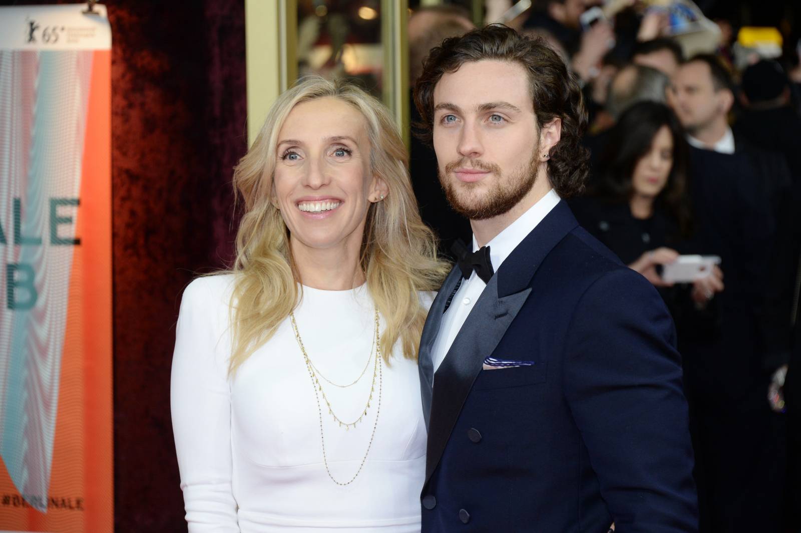 Sam i Aaron Taylor-Johnson (Fot. Getty Images)