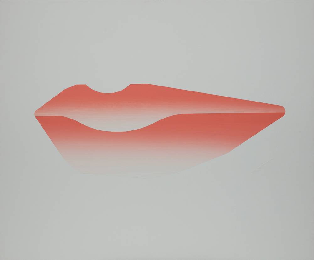 Agata Bogacka 2017, Usta 2, akryl na płótnie, 120 x 145 cm (Fot. Ernest Wińczyk)