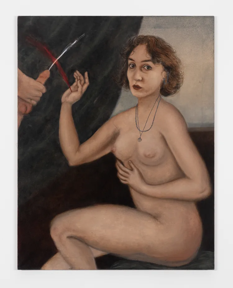 Agata Słowak, “Autoportret z krzyżowaniem spermy i krwi / Fot. dzięki uprzejmości Fundacji Galerii Foksal