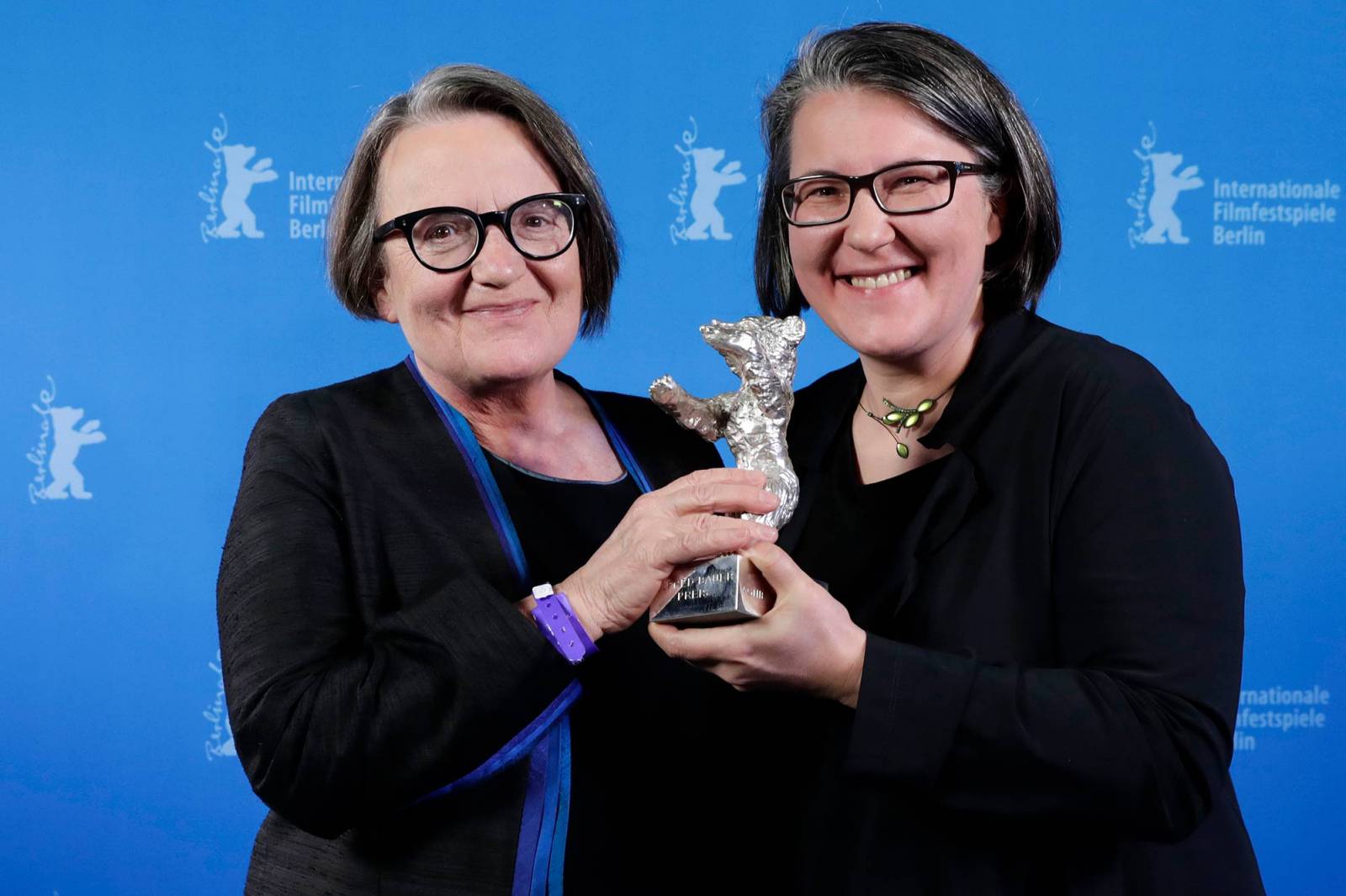 Agnieszka Holland z córką Kasią Adamik (Fot. Getty Images)