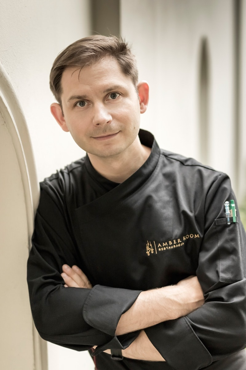 Robert Skubisz, szef kuchni restauracji Amber Room (Fot. Materiały Prasowe)