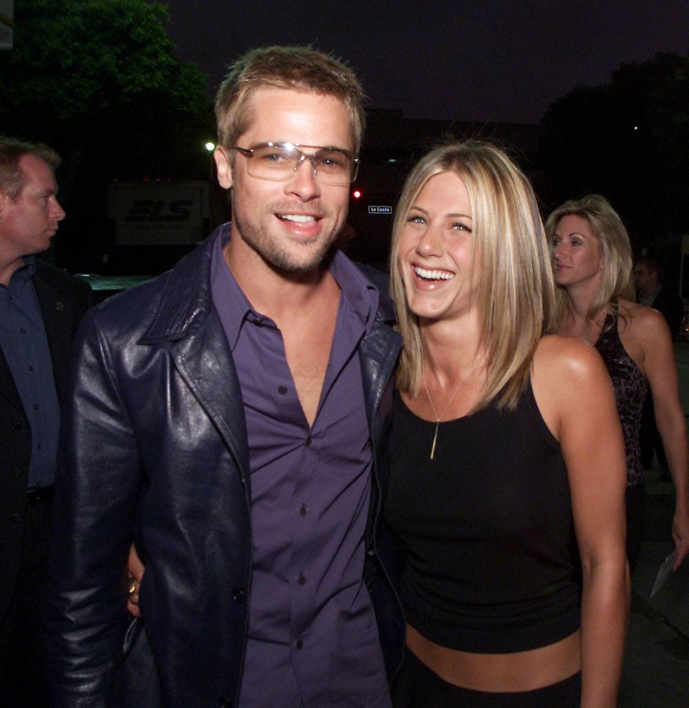 Jennifer Aniston z Bradem Pittem (Fot. Getty Images)