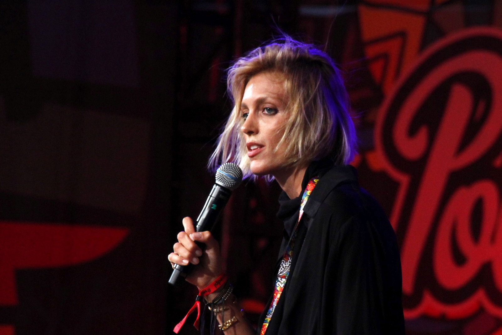 Anja Rubik podczas PolandRock Festival (Fot. East News)