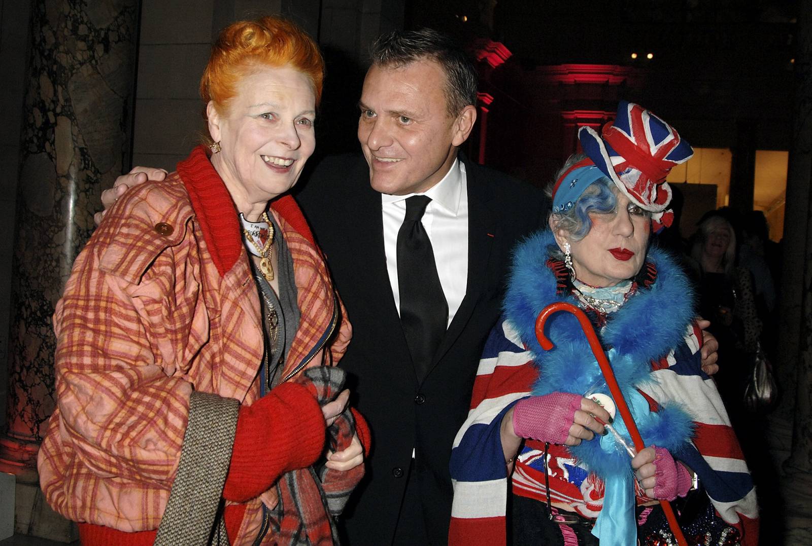  Vivienne Westwood, Jean-Charles de Castelbajac i Anna Piaggi 