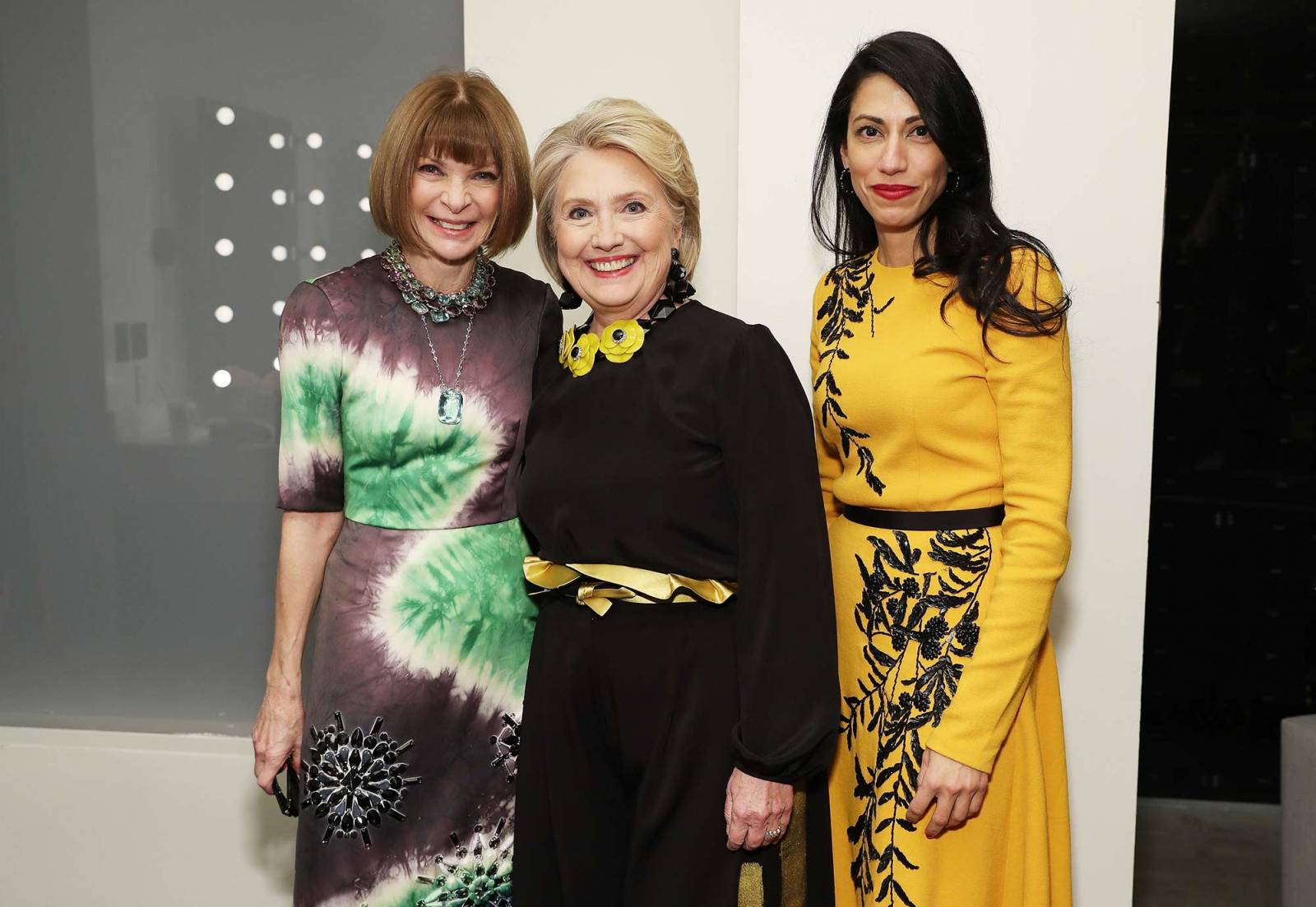 Anna Wintour, Hillary Clinton i Huma Abedin (Fot. Getty Images)
