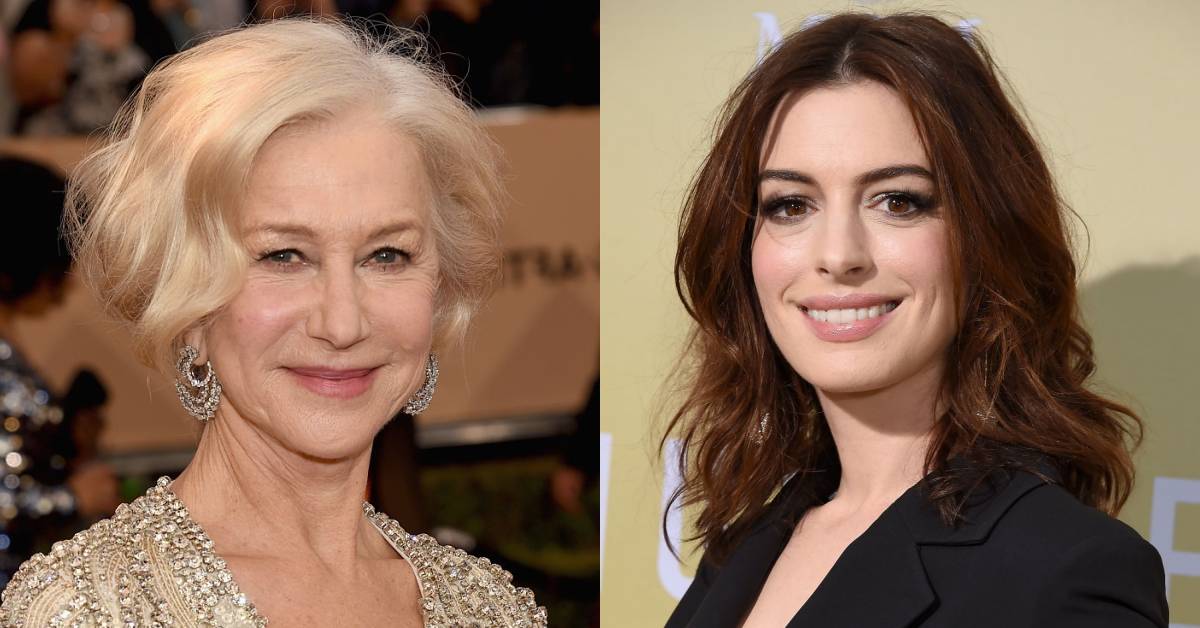 Helen Mirren i Anne Hathaway (Fot. Getty Images)