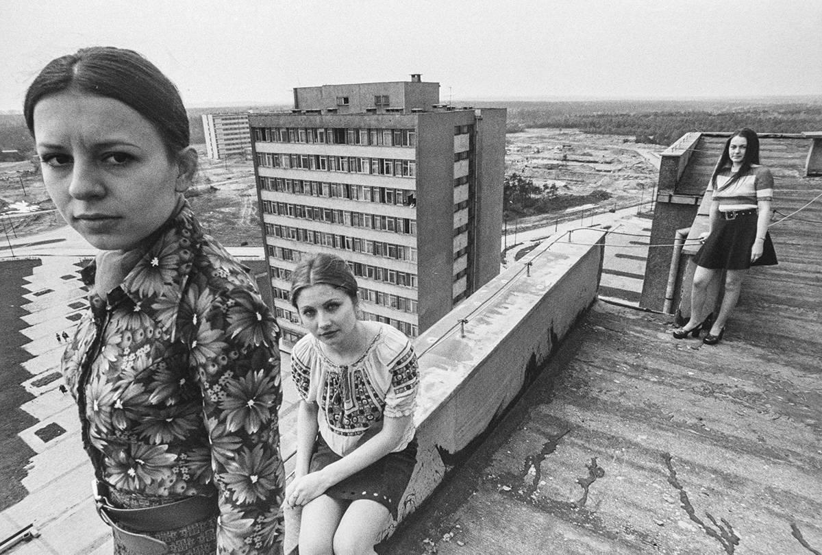 Katowice, lata 70. © J., D., E. Zdebiak / FAF / Fot. A. Zdebiak