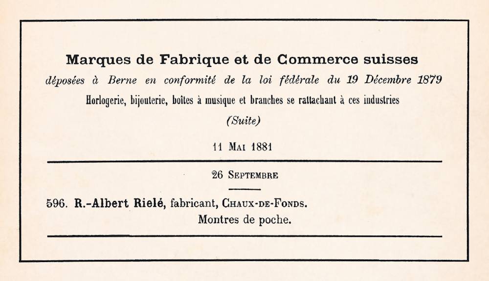 Rejestracja pierwszego znaku towarowego, 1881 r. (Fot. materiały prasowe)