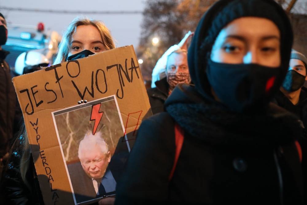 Strajk Kobiet (Fot. ANDRZEJ IWANCZUK/REPORTER/EastNews)