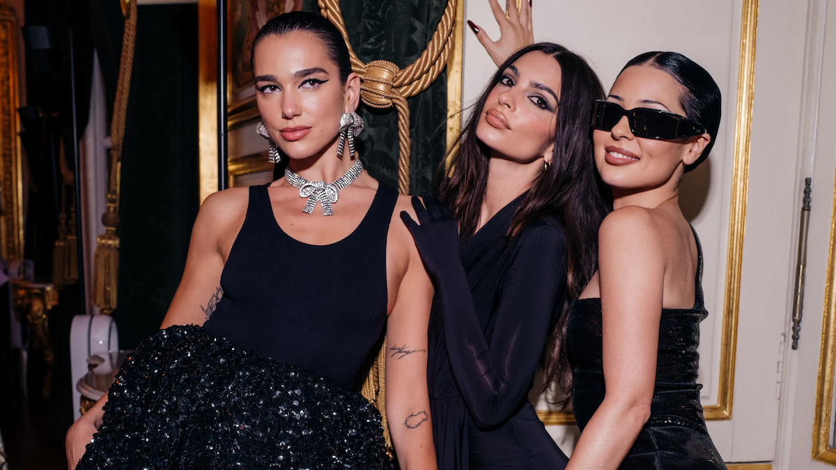 Dua Lipa, Emily Ratajkowski i Alexa Demie (Fot. Dzięki uprzejmości Balenciaga / German Larkin)