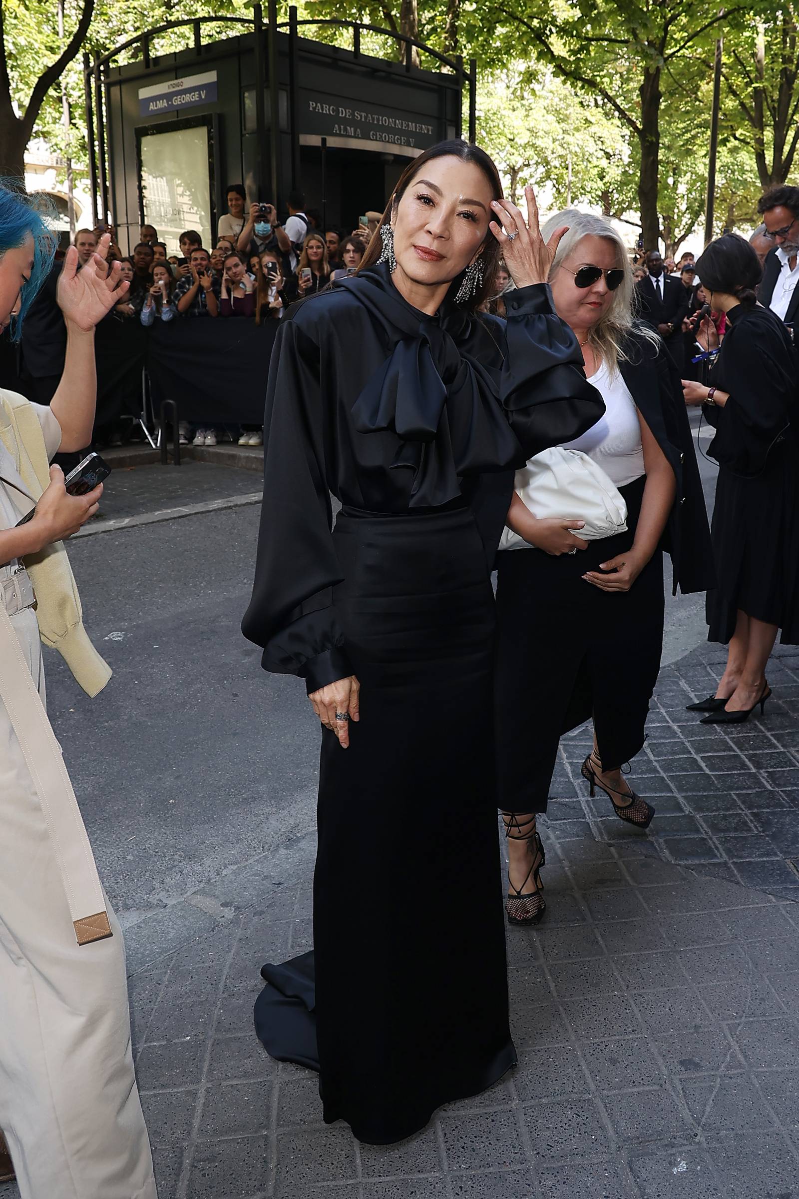 Na paryskim tygodniu mody w 2022 roku (Fot. Getty Images)