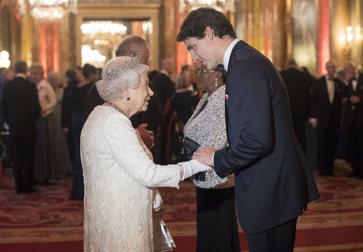 Królowa Elżbieta II i premier Kanady Justin Trudeau / Fot. Getty Images