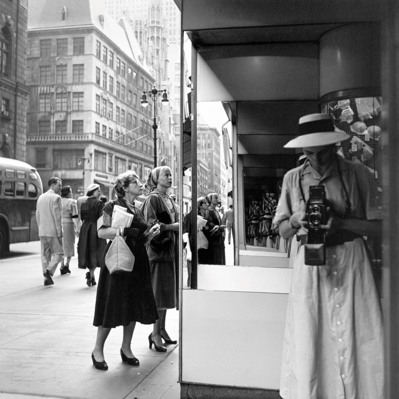 Rolleiflex, Nowy Jork, 1953. (Fot. Vivian Maier) 