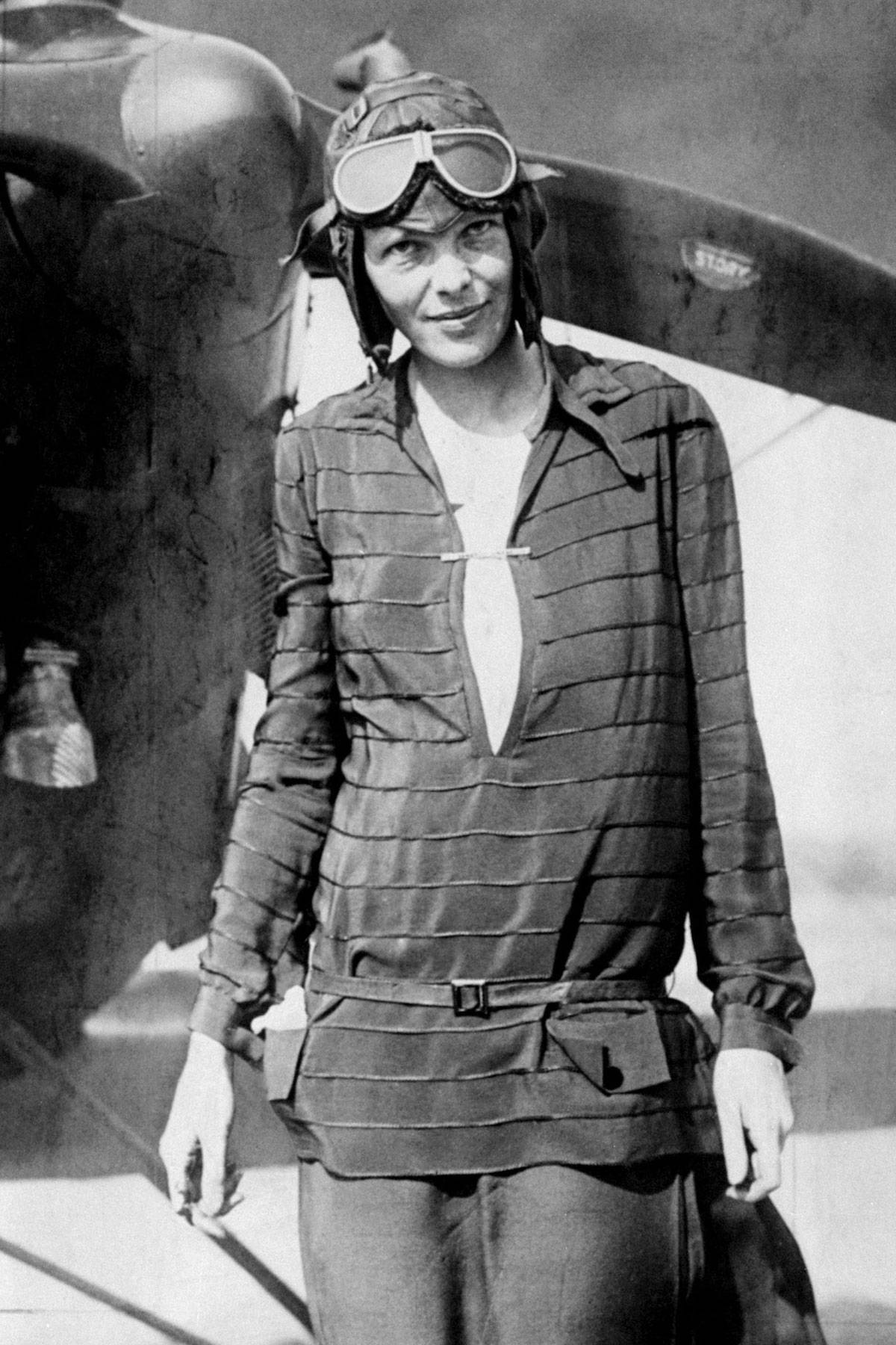 Słynna pilotka Amelia Earhart (Fot. NY Daily News Archive via Getty Images)